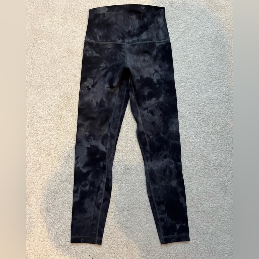 Lululemon Athletica align leggings, 25in, tie dye, size 4